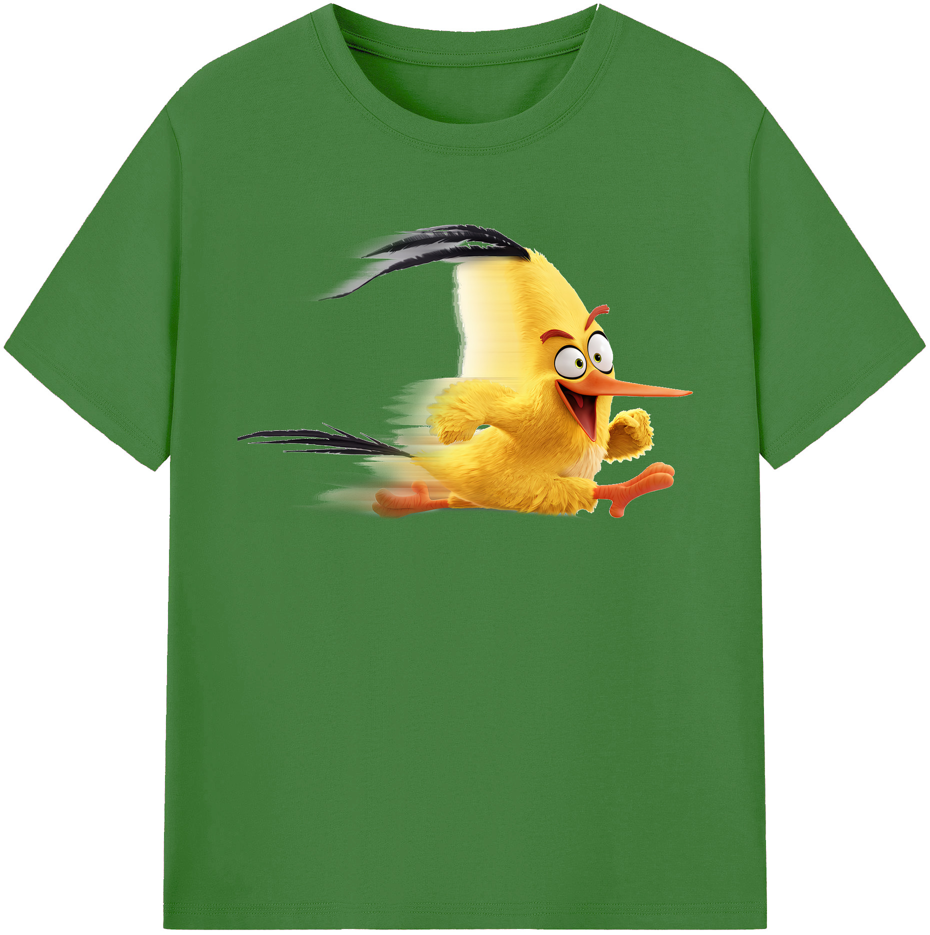 （画像用） Angry Birds アングリーバード レディースカジュアルプリントTシャツ（綿100％）